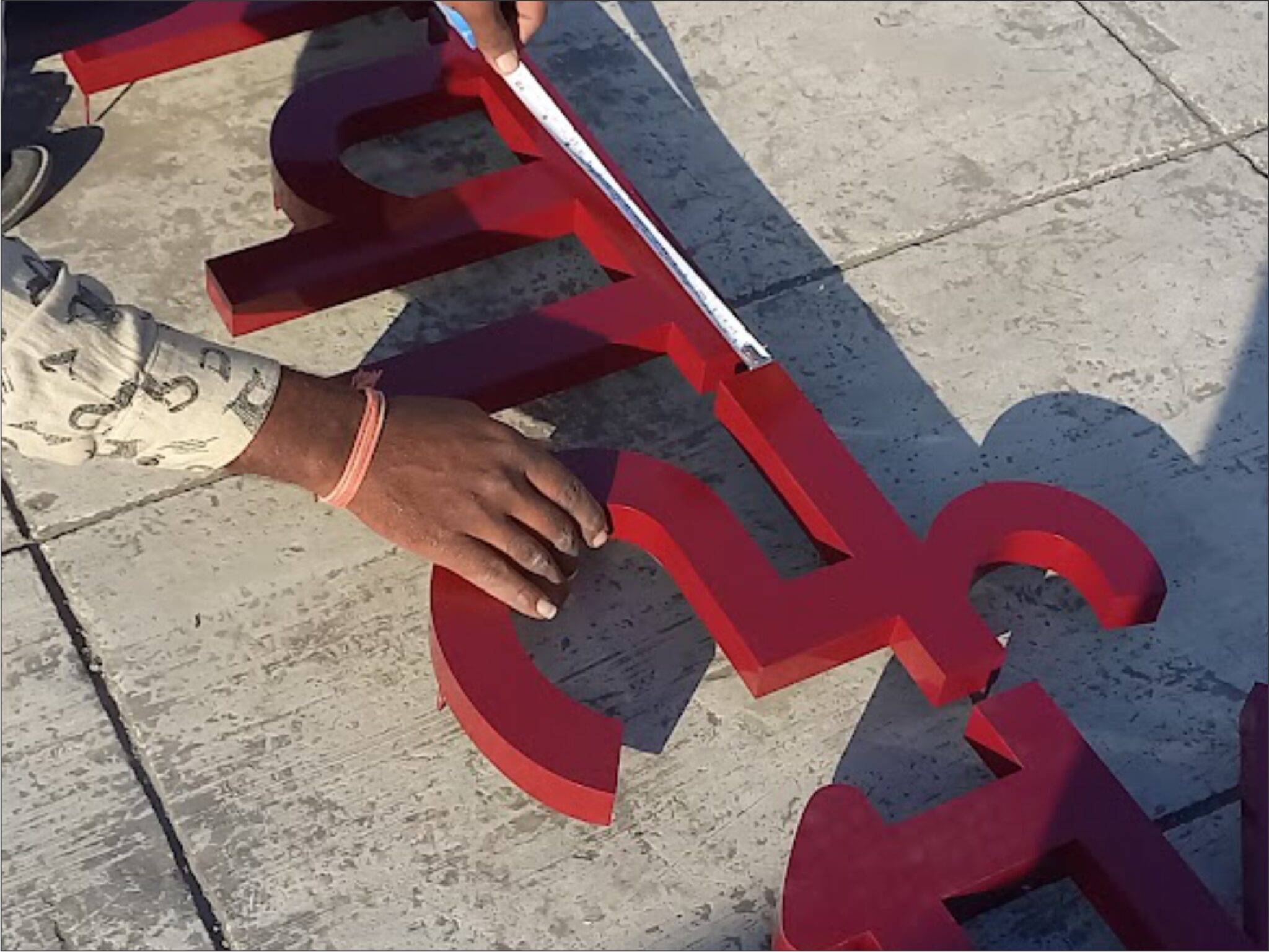 3D Acrylic Letters with LED - 1