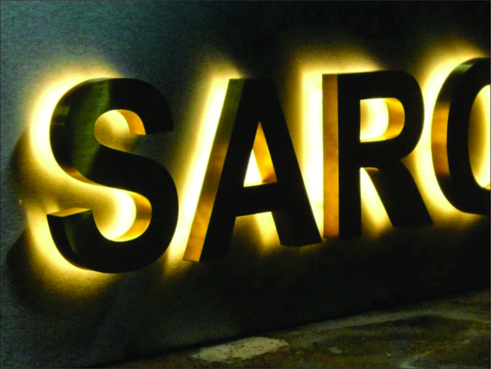 3D SS Gold Letters (Titanium) - 4