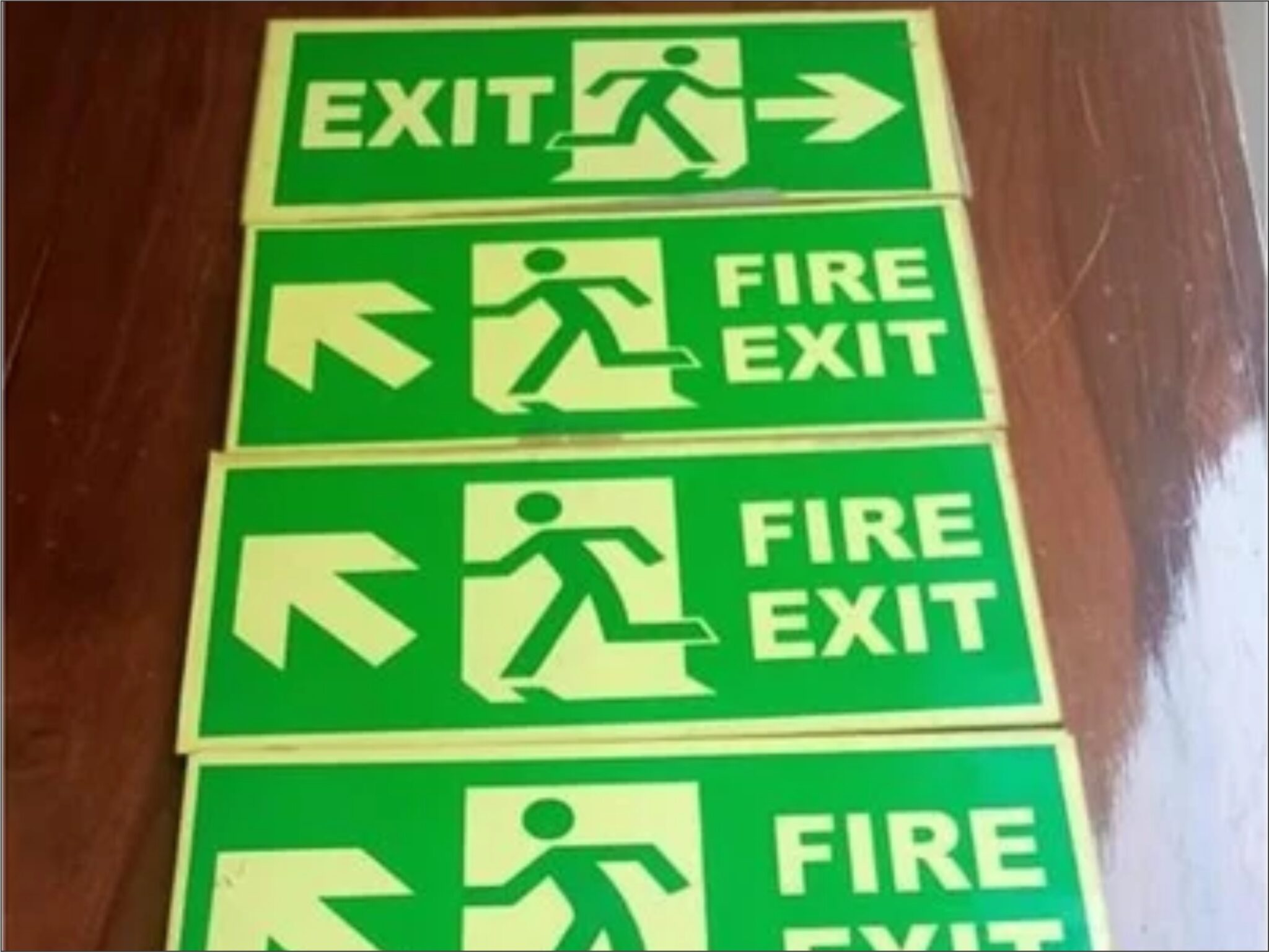 Fire Emergency Signs-Name Plate - 2